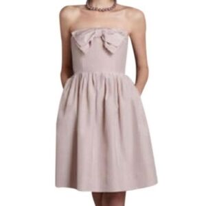 Hitherto Anthropologie Batten Bow Halter Dress